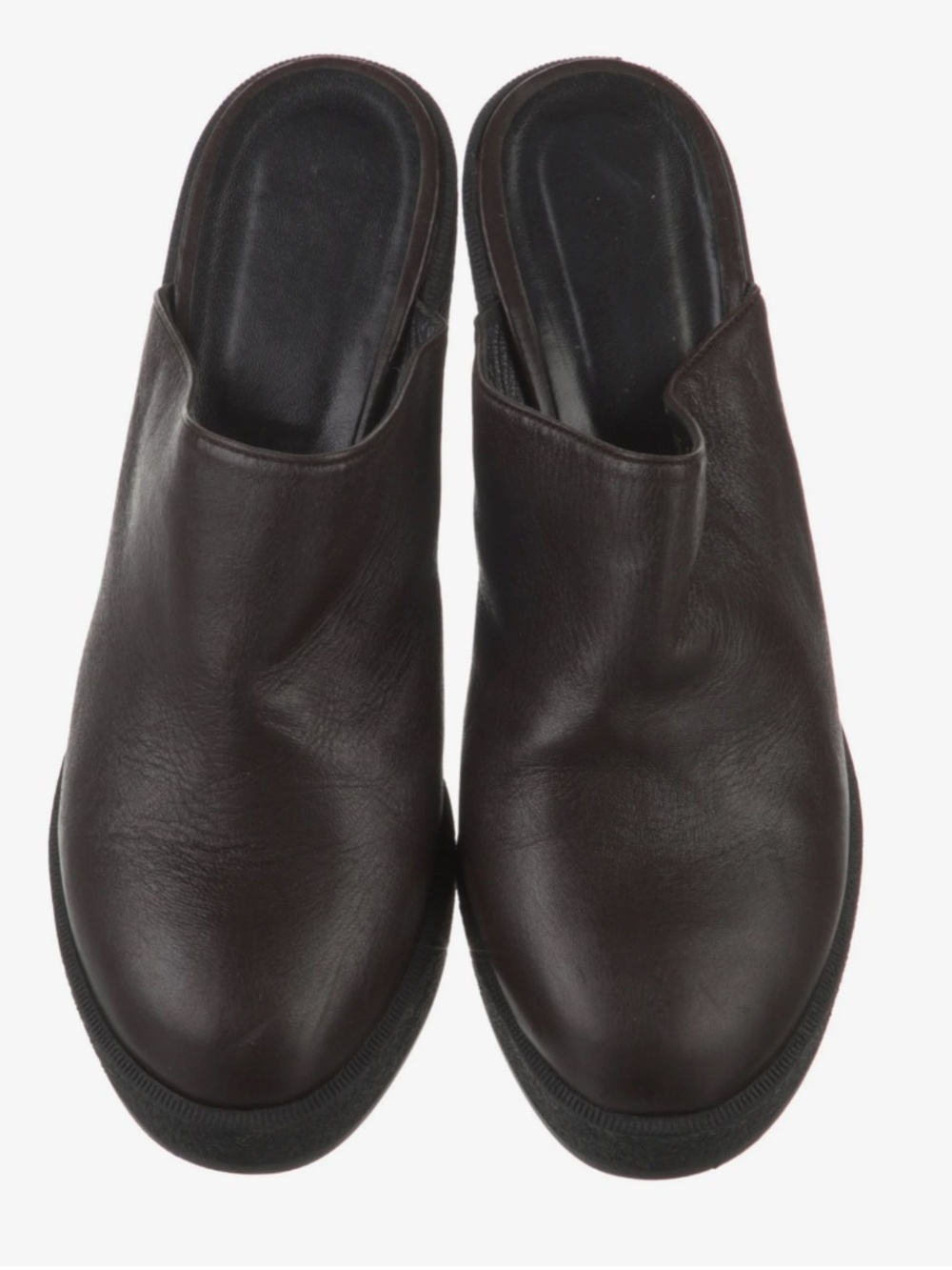 Robert Clegerie Brown Leather Mules